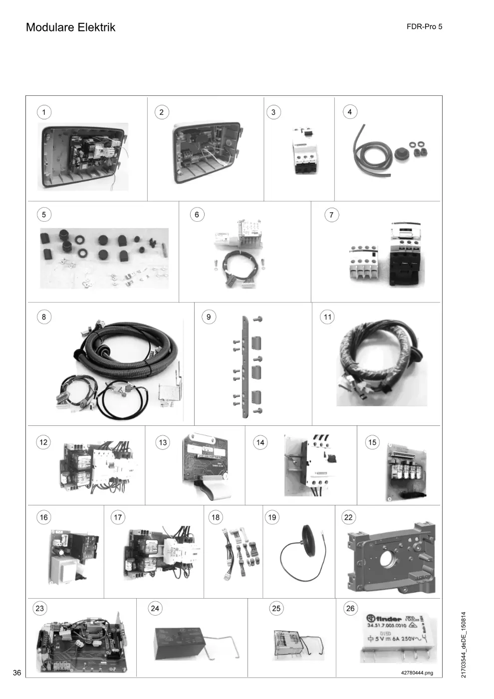 Demag FDR-Pro 5 – Modulare Elektrik, Zeichnung Seite 36