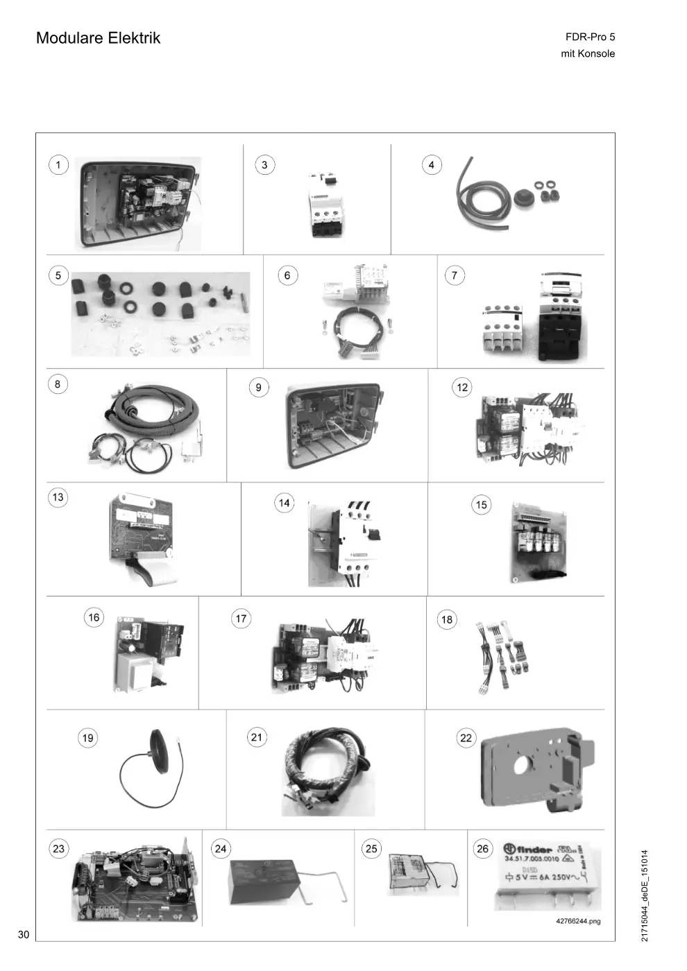 Demag FDR-Pro 5 mit Konsole – Modulare Elektrik, Zeichnung Seite 30