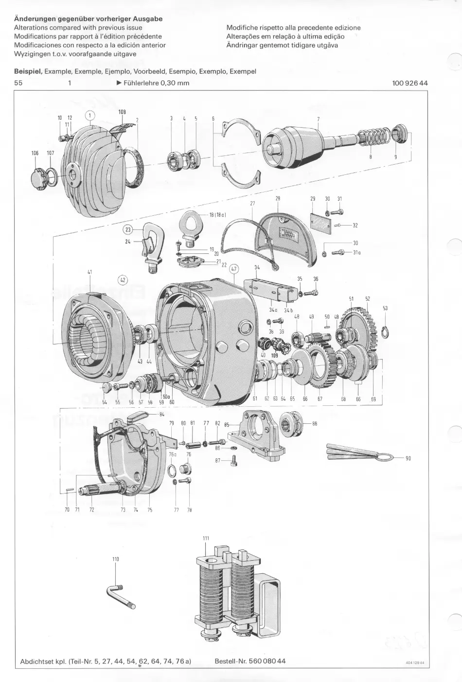 Demag PK 1 – Zeichnung, Zeichnung Seite 2
