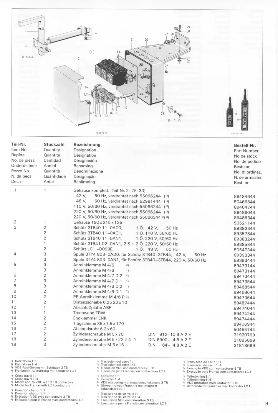 Demag PK 1 – Zeichnung, Zeichnung Seite 11