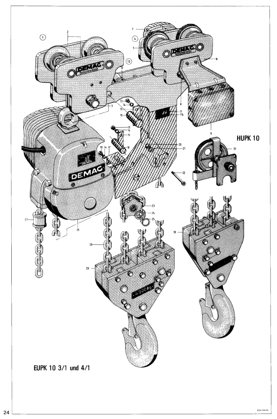 Demag PK 10 – HUPK 10, Zeichnung Seite 26