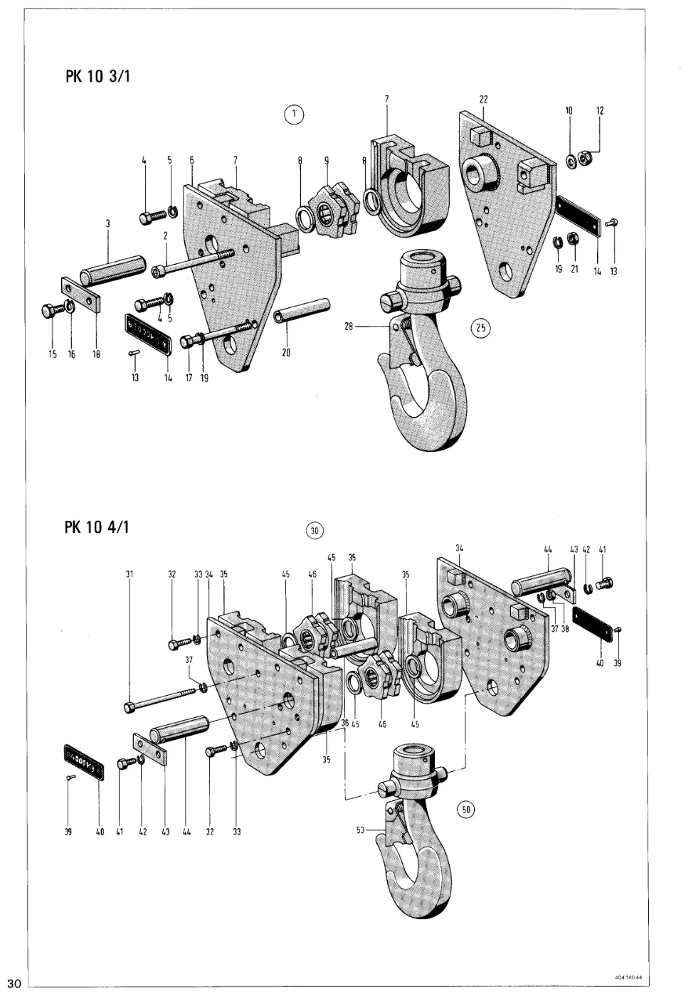 Demag PK 10 – PK 10 3/1, Zeichnung Seite 32