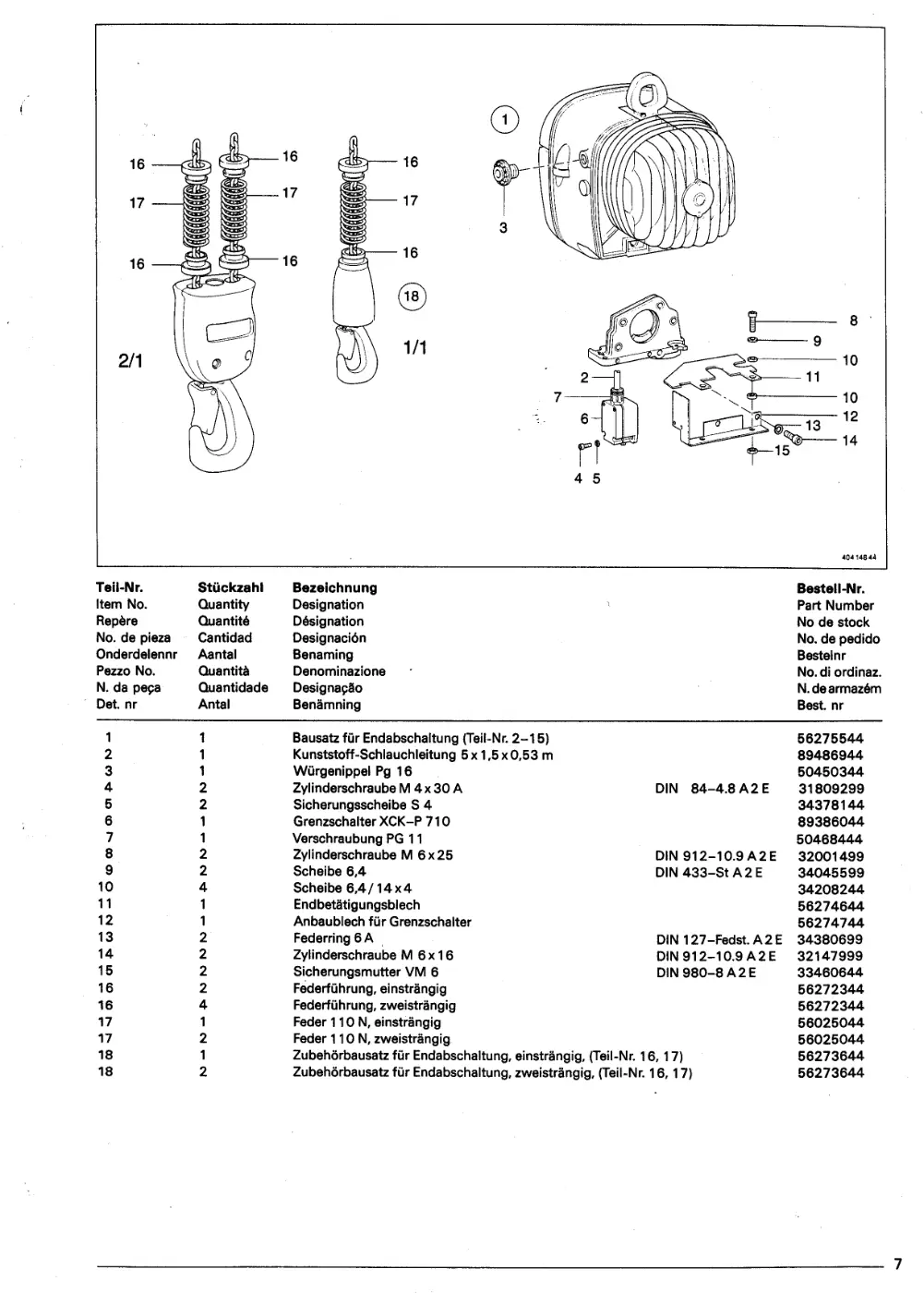 Demag PK 2 – 2/1, Zeichnung Seite 9