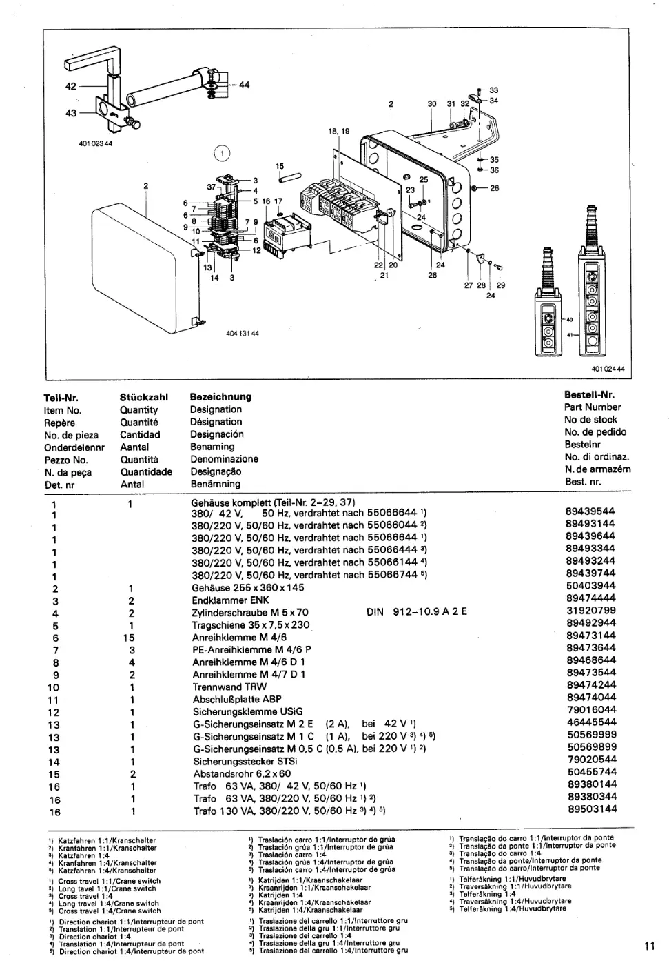 Demag PK 2 – 401 023 44, Zeichnung Seite 13