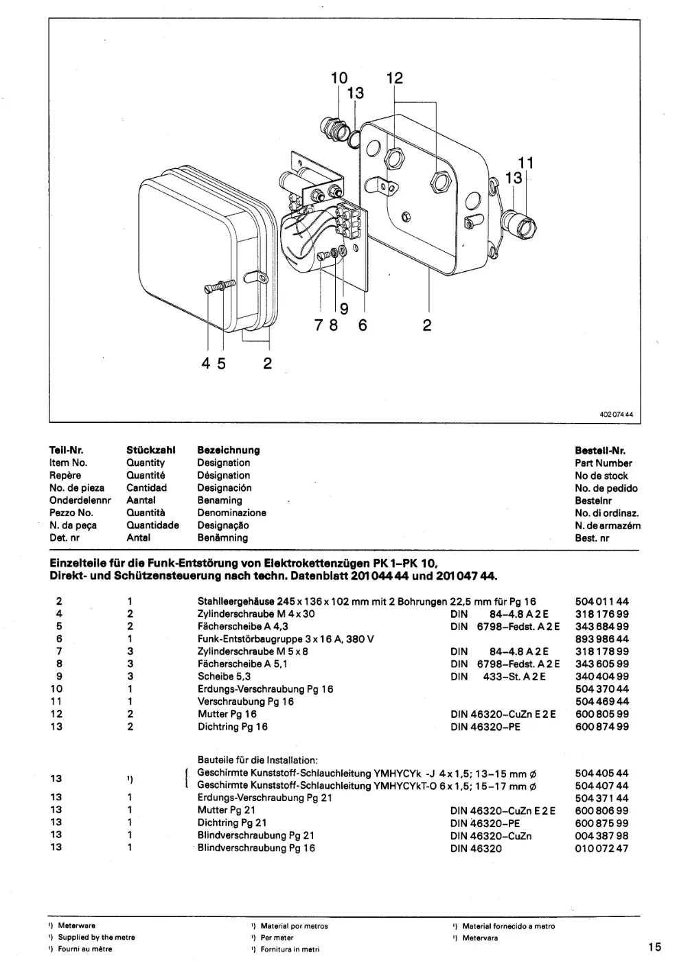 Demag PK 2 – 402 074 44, Zeichnung Seite 17