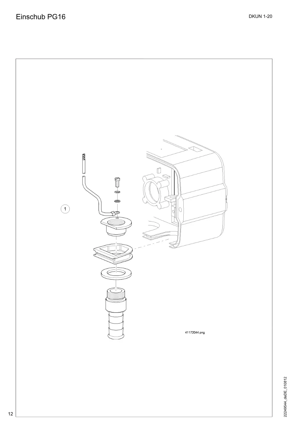 Demag DKUN 1 – Einschub PG16, Zeichnung Seite 12